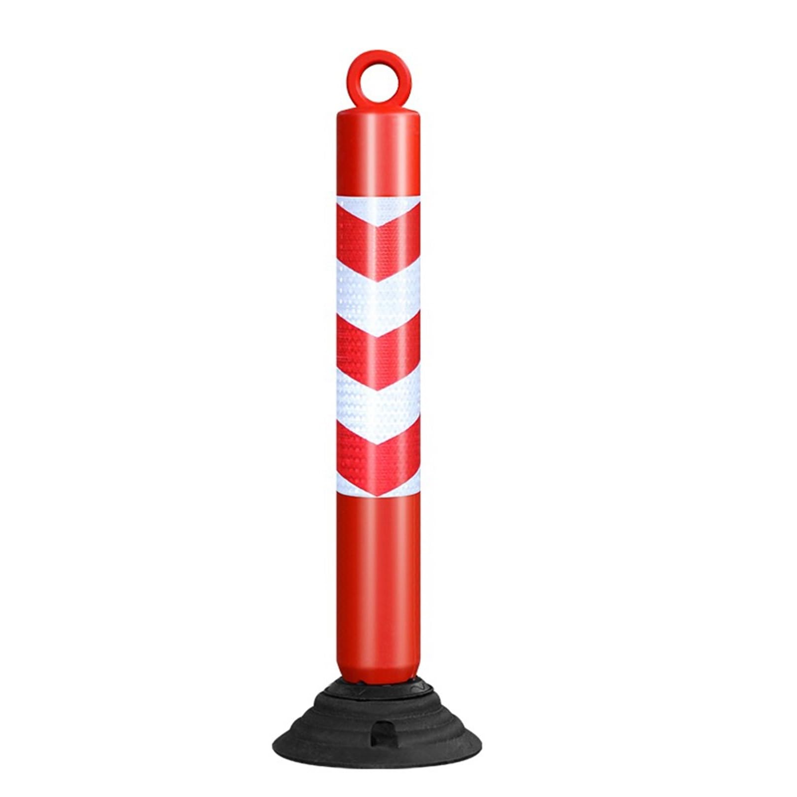 Poteaux de stationnement, Ensemble de cônes de signalisation routière Robustes pour l'extérieur - Poteaux de stationnement réfléchissants Rouges, Noirs et Jaunes, poteaux durables pour Plus