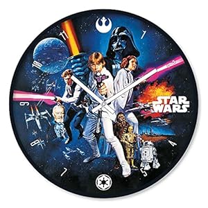 Pyramid Star Wars Wanduhr (Eine Neue Hoffnung) 25cm Durchmesser – Offizieller Lizenzartikel