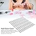 120Pcs Nail Color Display Card, Unique Bear Shaped Nail Polish Display Board, Color Chart Nail Art Practice for Manicurists Nail Salons