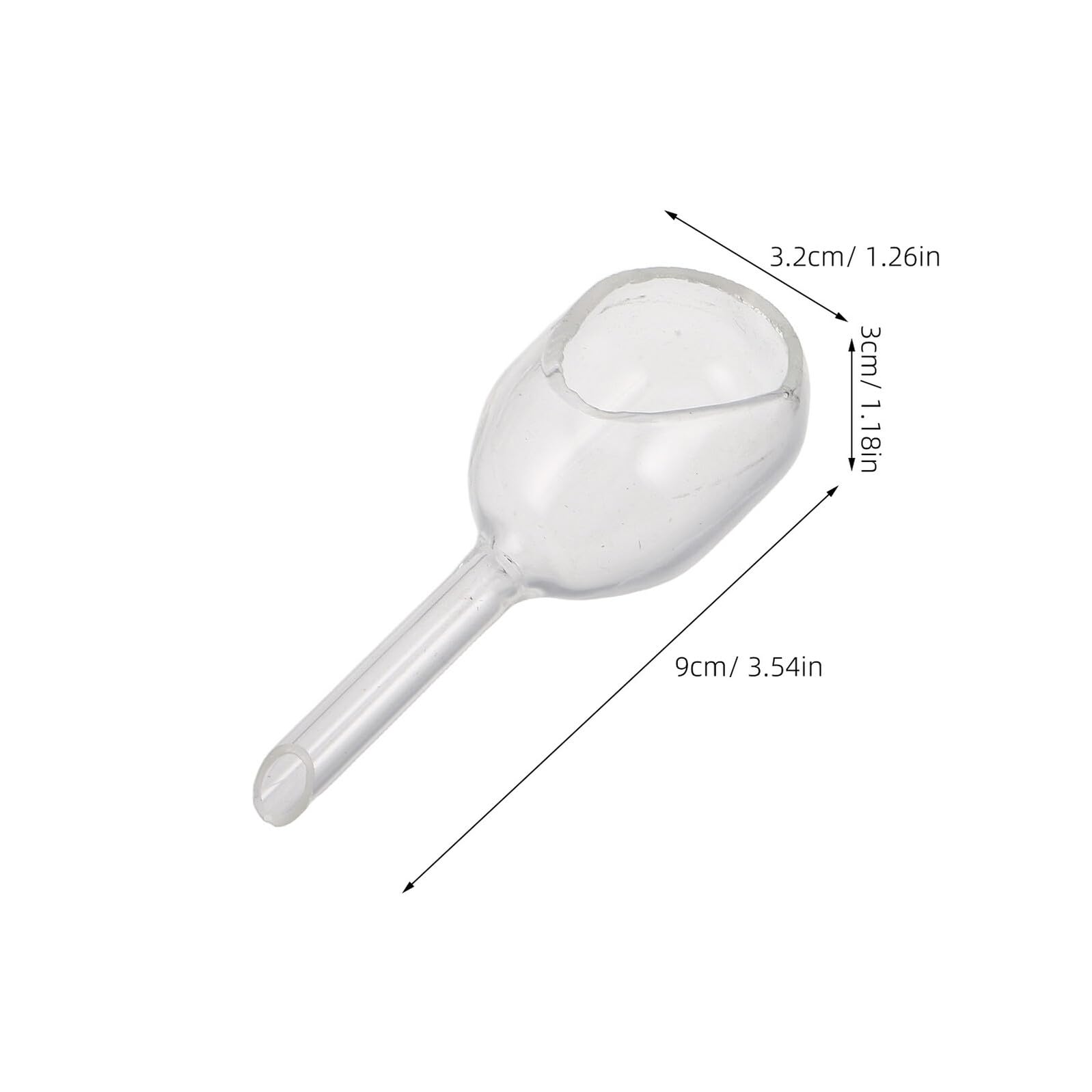 Ensemble de 2 Entonnoirs de Pesée en Verre Réutilisables pour Laboratoire, Facile D'entretien, pour Tâches Fréquentes et Recherche Scientifique