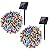 Joomer Solar Christmas Lights 72ft x 2 Pack 200 LED 8 Modes Solar String Lights Waterproof Solar Fairy Lights for Christmas Decorations (Multicolor)