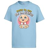 Diver Camisetas Camiseta Nacido para ser de la Cultu para Aficionado al fútbol - Celeste, 12-14 años