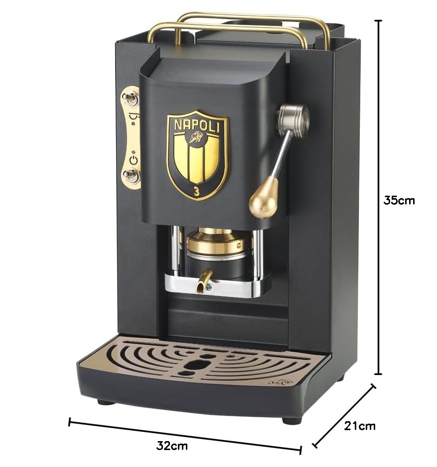FABER COFFEE MACHINES 3.0 Pro Essential Navy Blau - Kompakte ESE Kaffeemaschine Mit Messingteilen