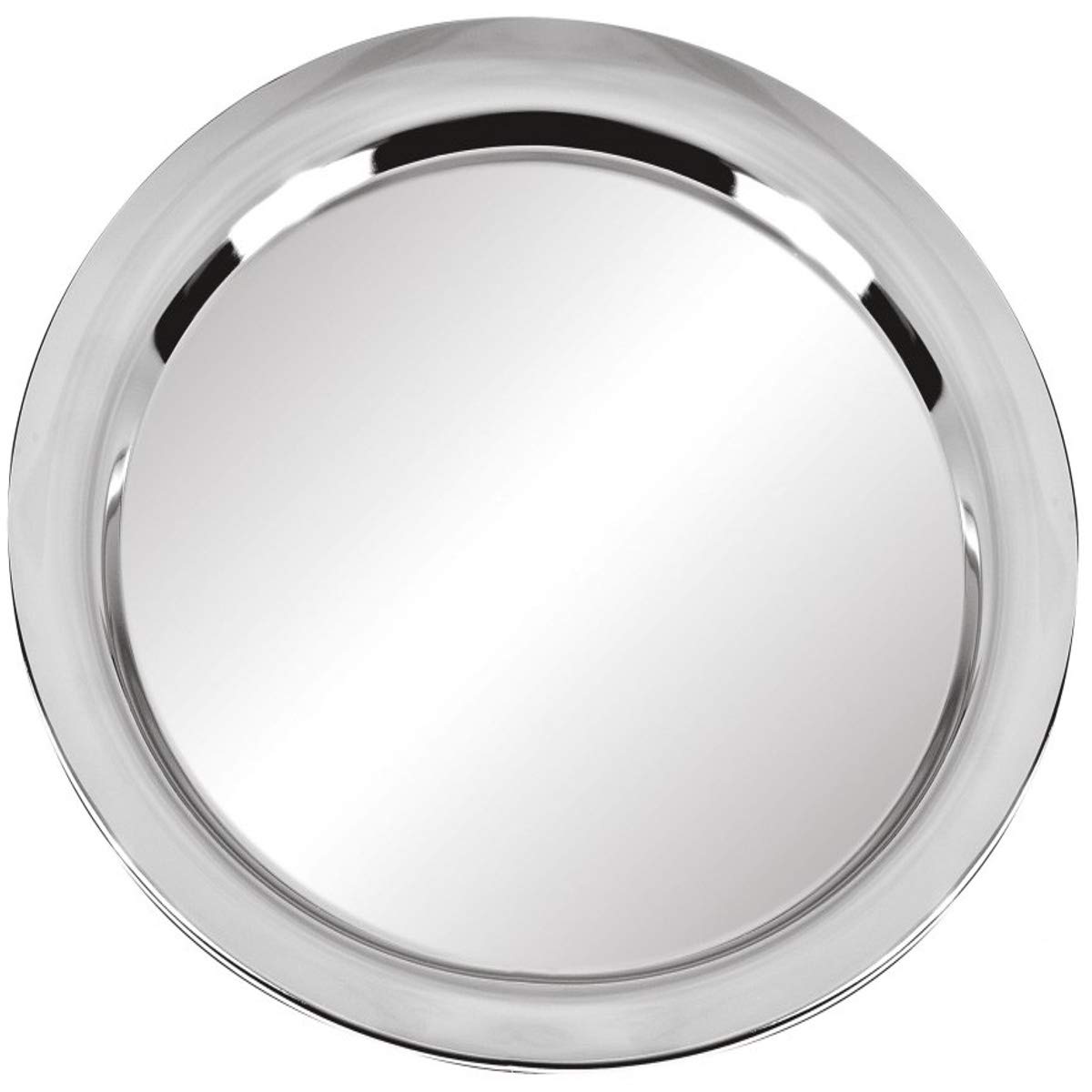 Platzteller "Hamburg" glatt (D 31 cm) | Premium Silber Plated versilbert | Für Festtafel & Deko