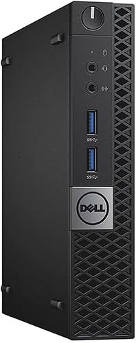 Dell Optiplex 7040 Micro Business Computadora de escritorio Intel 4-Core i5-6500T 2.5GHz hasta 3.1GHz 16GB DDR4 512GB M.2 SSD WiFi Bluetooth HDMI DP