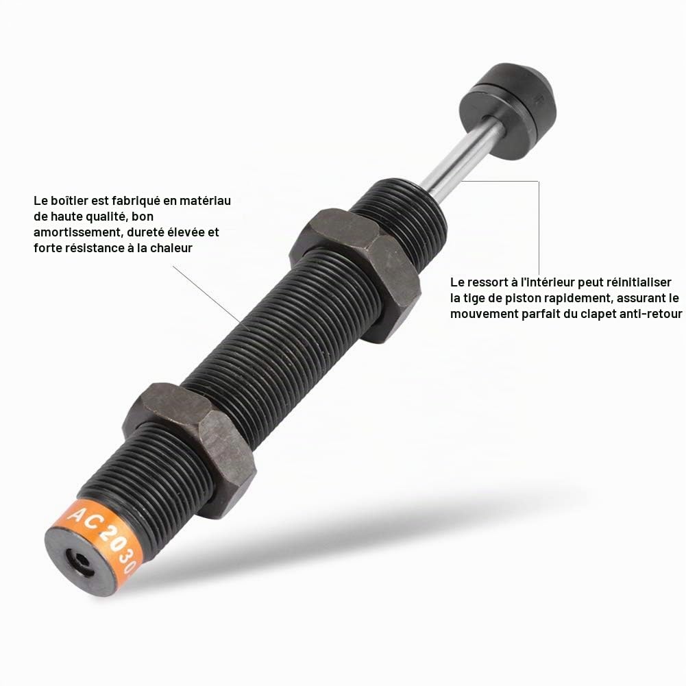Amortisseur Pneumatique AC2030-2 M20 30 mm Amortisseur de Pression d' pour Cylindre Pneumatique