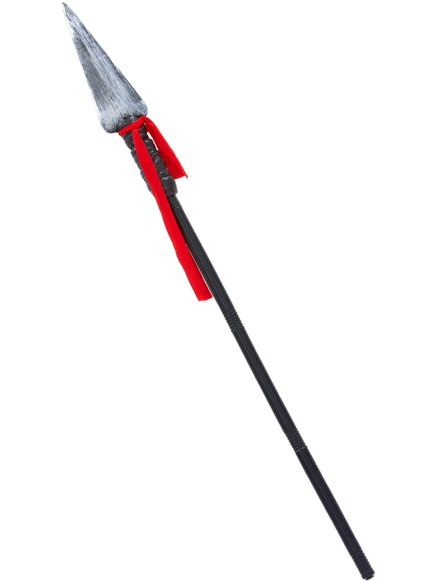 Smiffys Men's Silver, Red Gladiator Extendable Spear