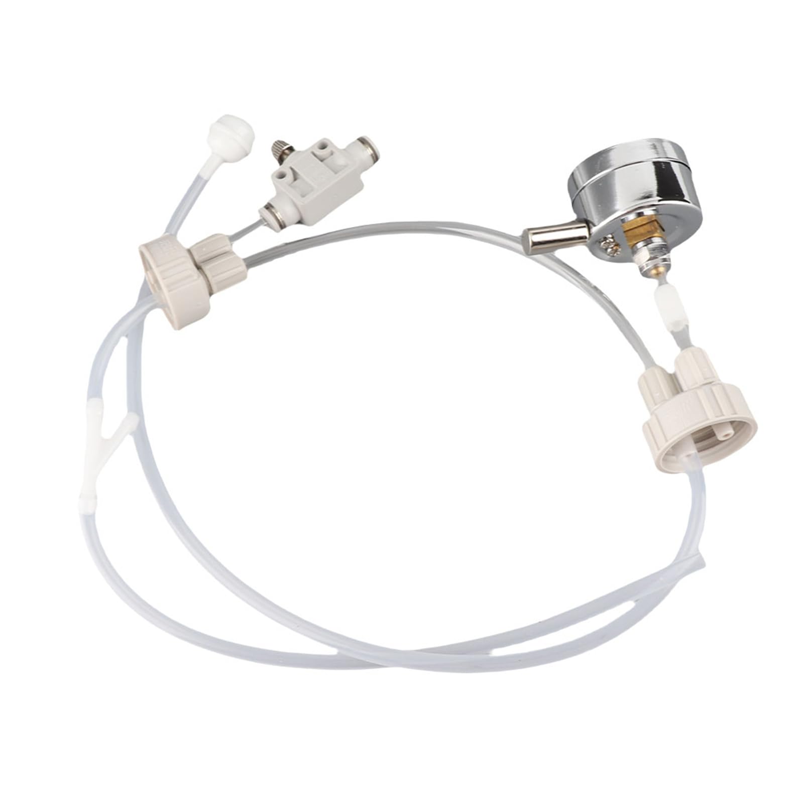 Estink Kit de système de production de CO2 pour aquarium D201 Tube Valve Guage Bouchon pour plante de mousse