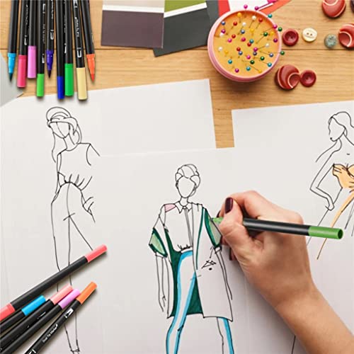 Walnuta 120 Colors Watercolor Pens Set Dual Tip Brush Art Pen For Drawing Painting Calligraphy Art Supplies Coloring #TOP6