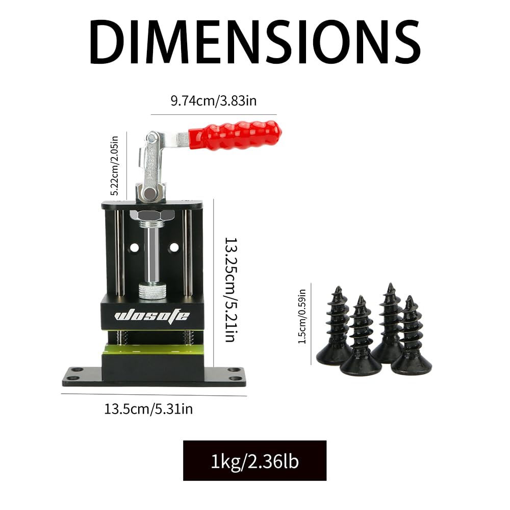 wosofe Golf Grip Removal Clamp Tool Vise Shaft regripping kit Grip Remover Repair Replacement Accessories Golf Clubs