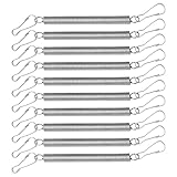 10Pcs Extension Spring, Stainless Steel Spring with 2 Clips to Hold Rabbit Water Dispenser Drinking Bottle...