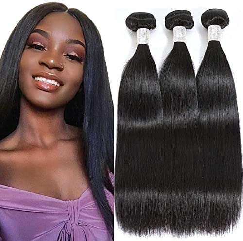 BLISSHAIR Les mèches 3 Bundles Perruques Cheveux Raides Cheveux courts Cosplay Bob 10 inch Cover