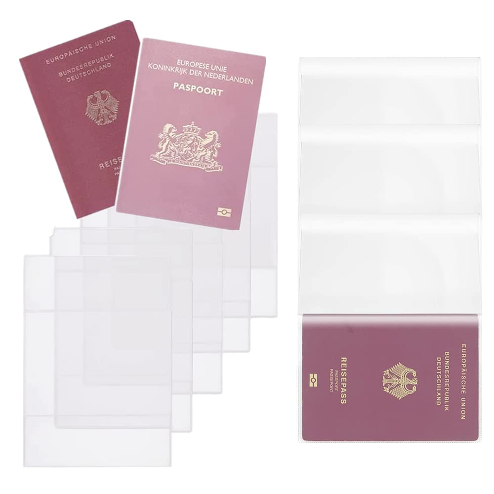 2 Custodie Trasparenti Per Passaporto - Protettive Impermeabili 131x188mm - Foto 7