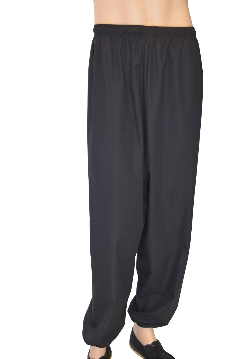 Jonie Uniforms 3~4 Oz Very Light Weigh Kung Fu Pants in Poly/Cotton-Adult XXLarge (Outseam:50