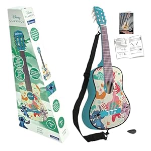 Lexibook K2000D Disney Stitch Akustikgitarre 78 cm