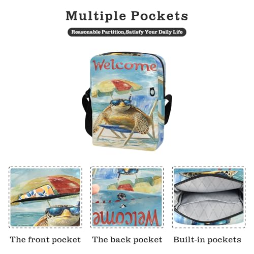 Turtle Beach messenger bag for women cross body bag for woman Casual Womens Purse Adjustable Strap for business work2