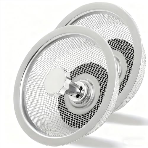 Colador para fregadero de cocina acero inoxidable 2 piezas miniatura 7