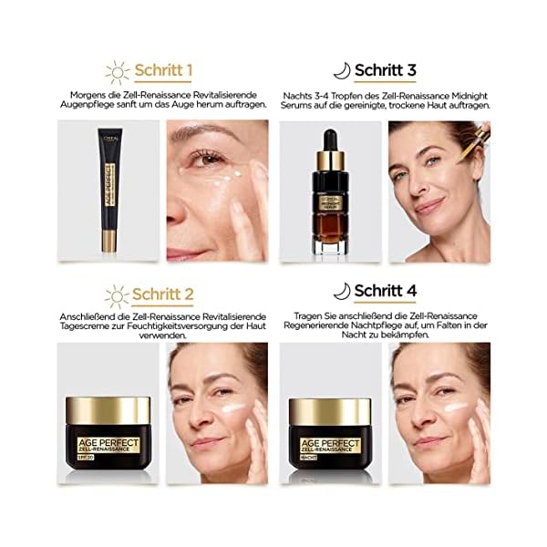 L'Oréal Paris Augenpflege, Anti-Aging Augencreme zur Förderung der Zellregeneration, Mit Antioxidantien Formel und… – Bild 6