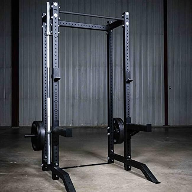 PRx Performance Squat Rack Mounted Olympic Barbell Storage Hanging USA Made Steel Barbell Holder for 3x3 Uprights with 5/8 Holes, Vertical Squat Rack Attachment