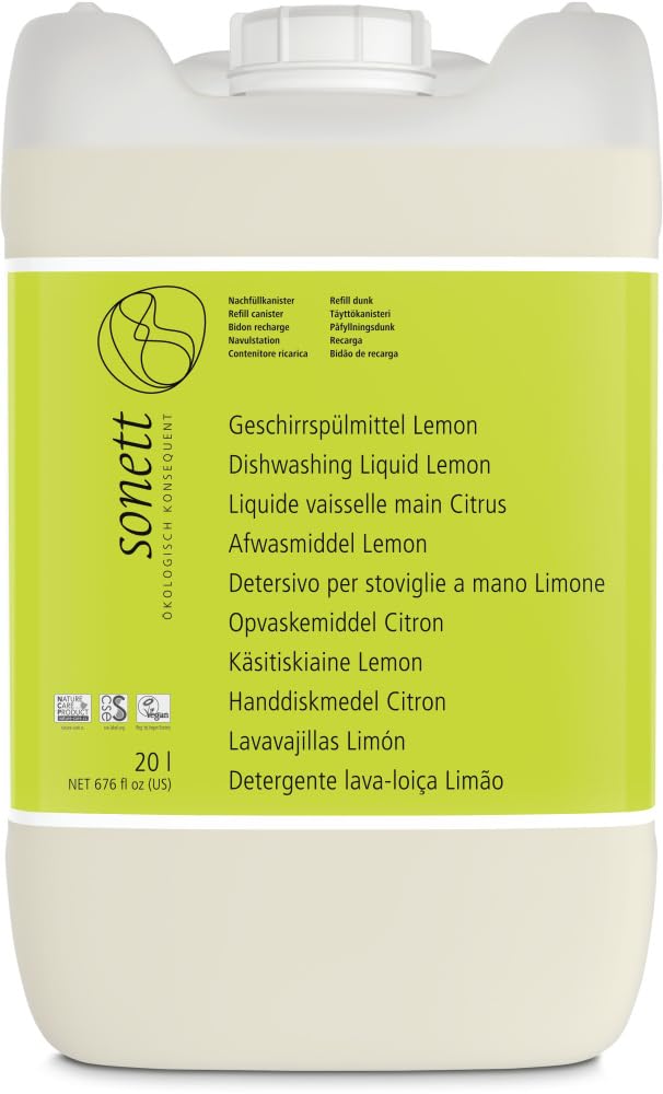 Sonett Geschirrspülmittel Lemon, 20 Liter