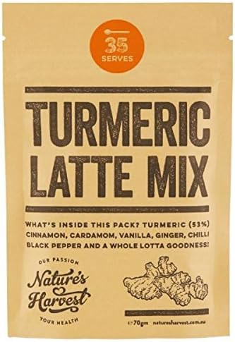 Natures Harvest Turmeric Latte Mix 70g (Pack of 2)