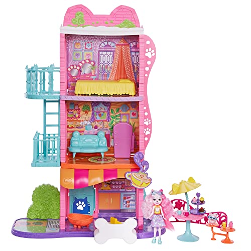Enchantimals, Mega Apartamento de City Tales, Set de Juego para niñas a Partir de 4 años, Multicolor