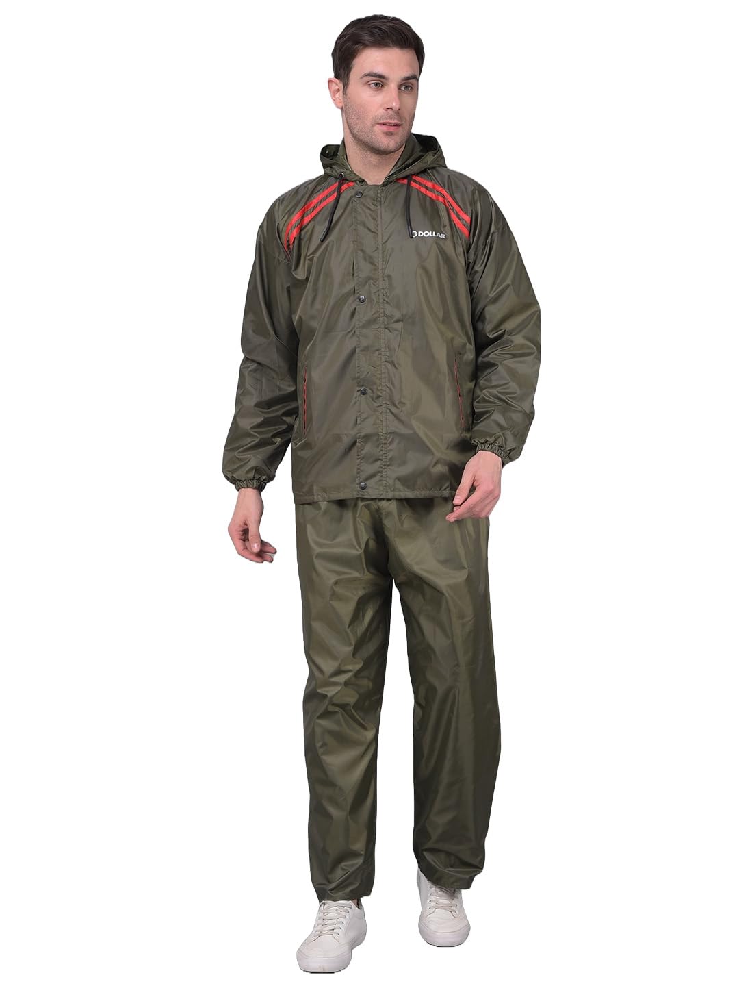 dollar Rainguard Men's Reversible Full Sleeve Solid Raincoat Set With Adjustable Hood and Pocket-picture-31