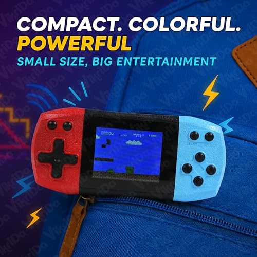 Image of VikriDA Portable Handheld Console 620 in 1 Games 3 Inch LCD Retro Handheld Game Player Video Console