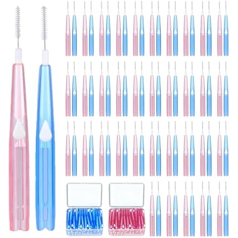 EUPSIIU 70 Pieces Interdental Brush Set Cover