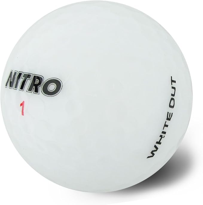 Nitro white out golf balls Clearance