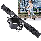 🛴【BEQUEME RUTSCHFESTE】 Unsere elektroroller scooter kinderhandlauf aluminiumlegierungsklemme ist oval, sie ist stabiler als rund und rutscht beim drehen nach links und rechts nicht unsicher nach unten.