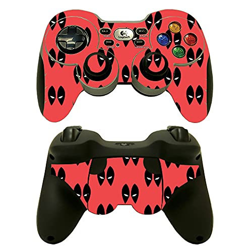 MightySkins Skin Compatible with Logitech Wireless Gamepad F710 - Dead Eyes Pool | Protective, Durable, and Unique Vinyl Decal wrap Cover | Easy to Apply, Remove, and Change Styles | Made in The USA