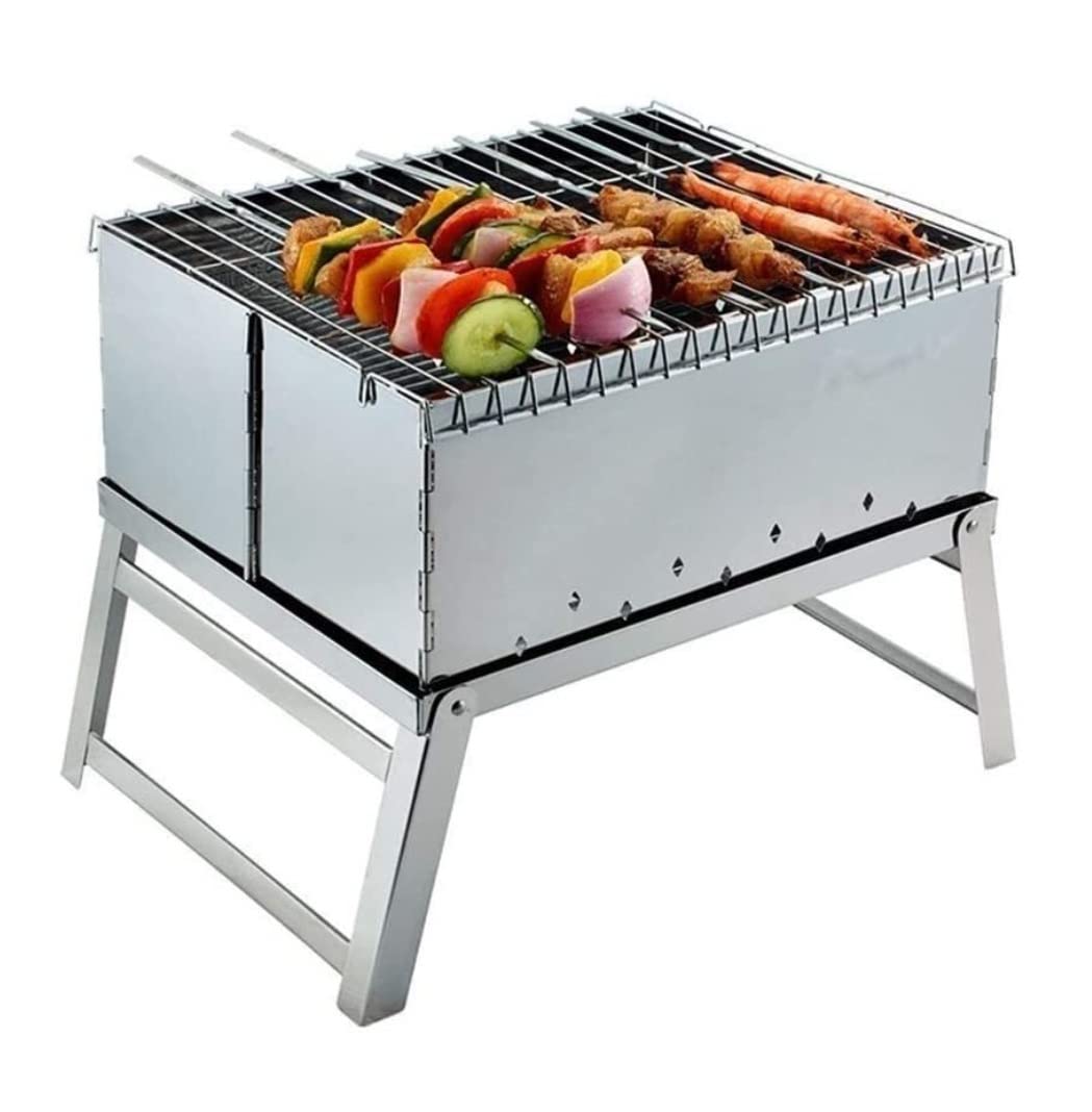 Barbecue a Carbonella Barbecue A Carbonella Barbecue Portatile Barbecue Pieghevole In Acciaio Inox Griglia Da Campeggio Per Cucinare Una Piccola Griglia Grill Barbecue Portabile