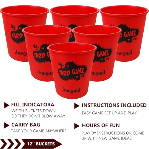Juegoal Giant Yard Pong Game Set Outdoor Toss Game for Family Fun - Image 4