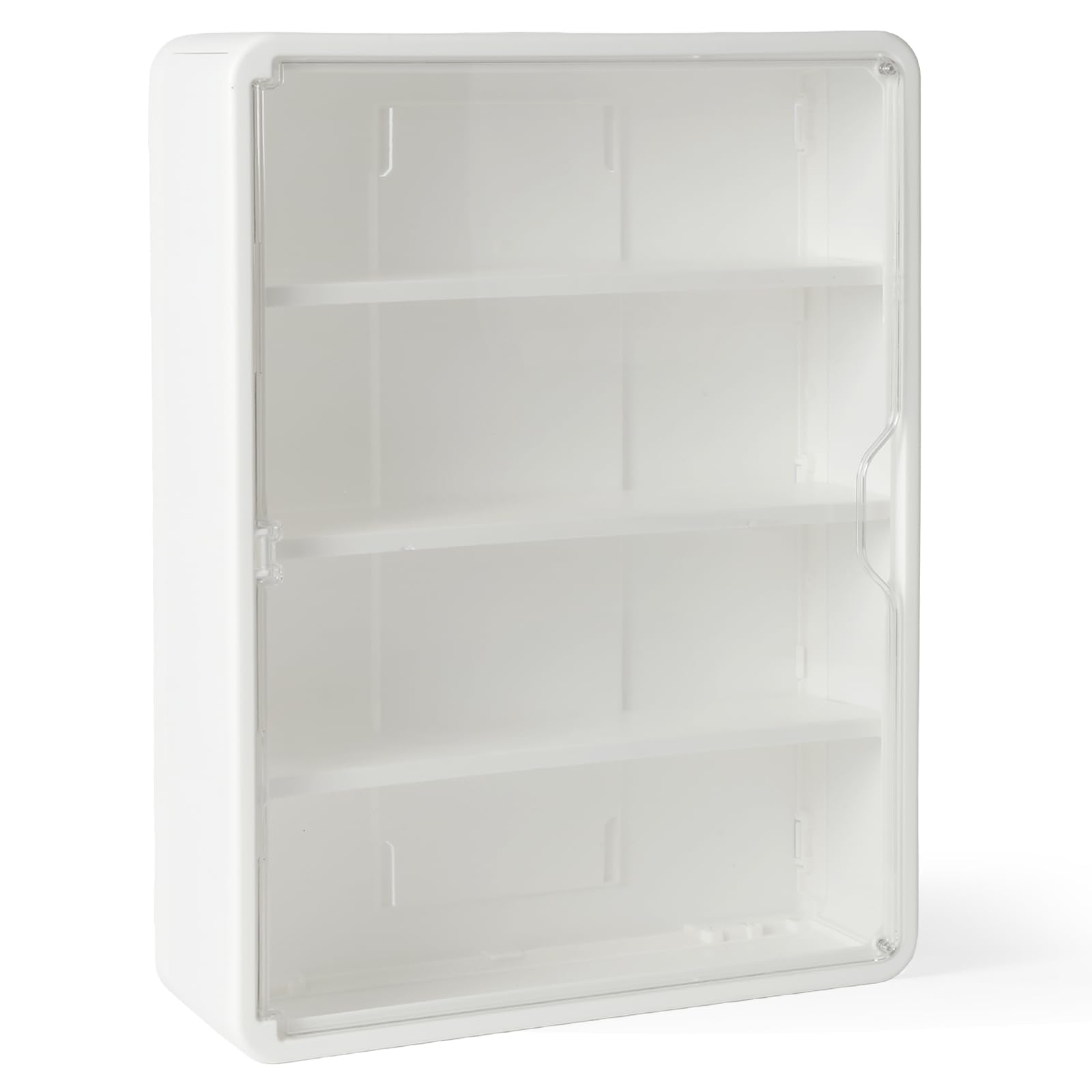 4-Tier Clear Display Case for Figures, Wall-Mounted Trinket Display Shelves with Adjustable Shelves, Dustproof Squishy Storage Case &amp; Trinket Shelf Display Wall for Mini Figures and Collectibles
