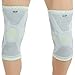 Produktbild Neotech Care Kniebandage (1 Paar) mit Patella-Silikonring - flexibles Federscharnier - leichter, elastischer & atmungsaktiver Stoff - Männer, Frauen - rechts oder links tragbar - Grau (M)