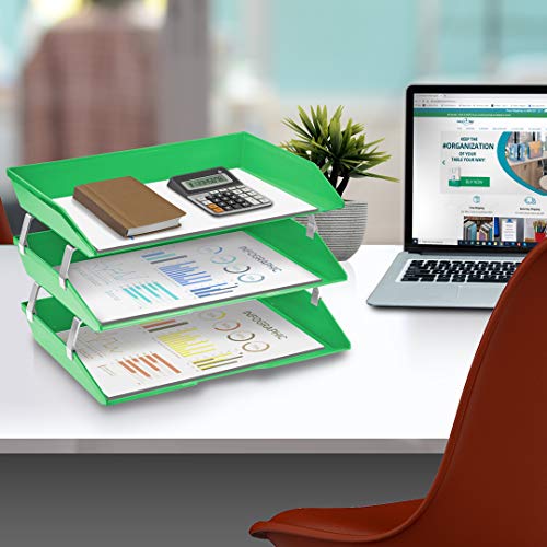 Caixa para Correspondência Tamanho A4 Lateral Facility Tripla, Acrimet, Cor Verde Citrus