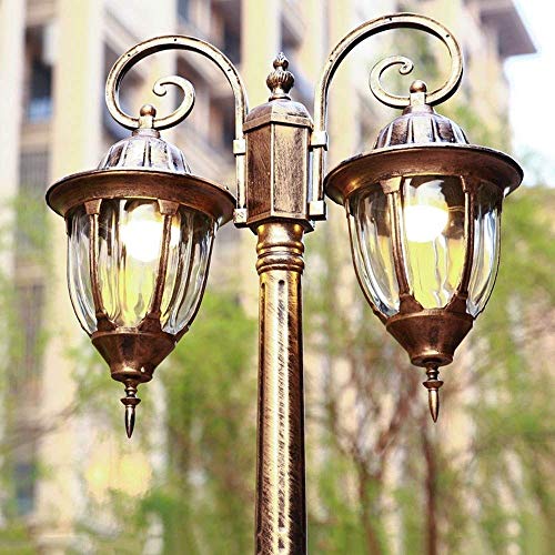 Lampe de jardin européenne E27 étanche IP55 grand lampadaire