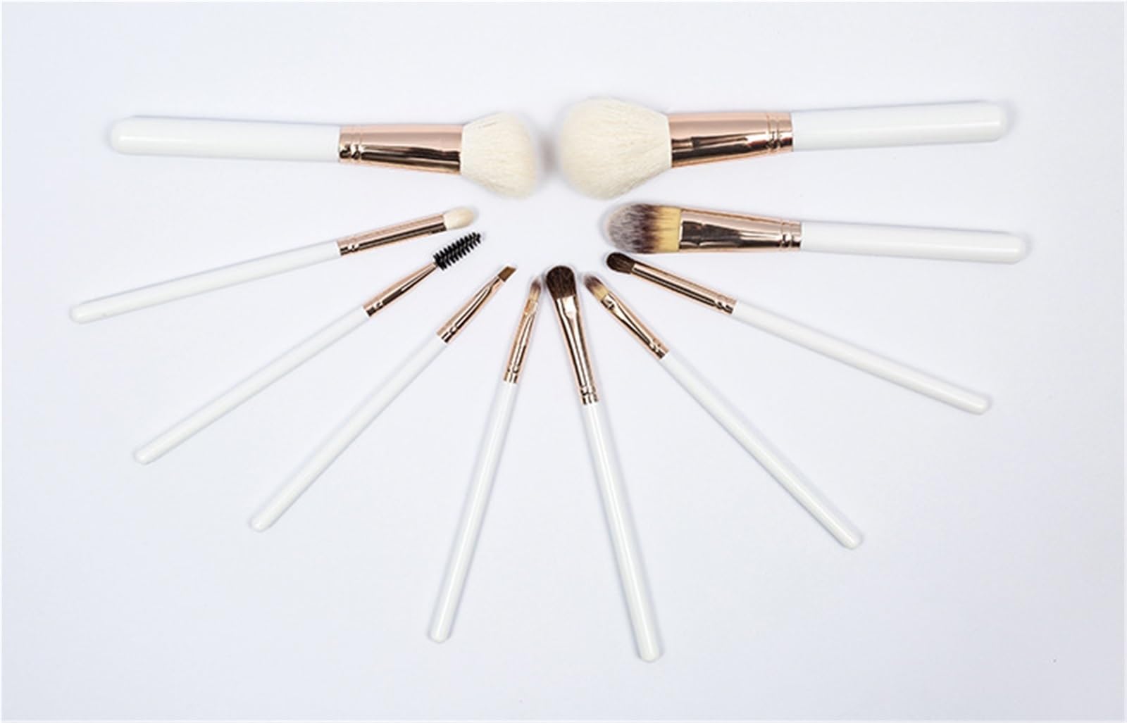 Make Up Pinsel Set Aesthetic Make-up-Pinsel, 10 Stück, Mit Aufbewahrungstasche For Pinsel, Holzgriff, Loser Puderpinsel Reise Schminkpinsel Set