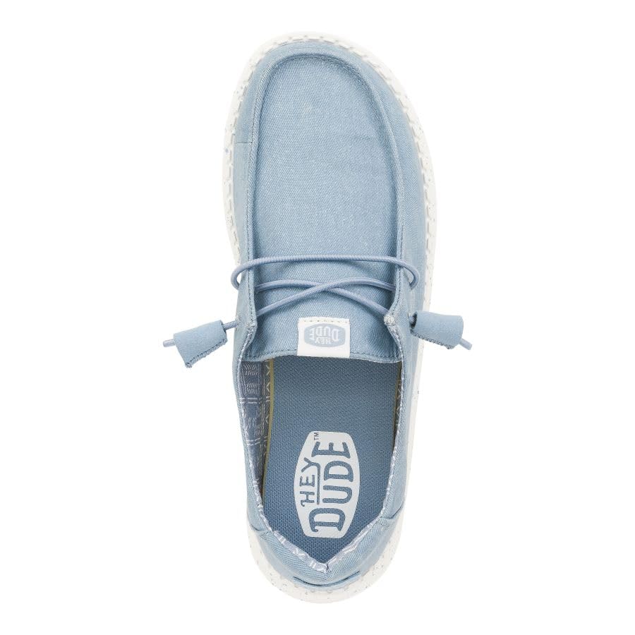 Image of HEYDUDE Women's Wendy Stretch Canvas Slip On Shoes | Easy On Loafer
