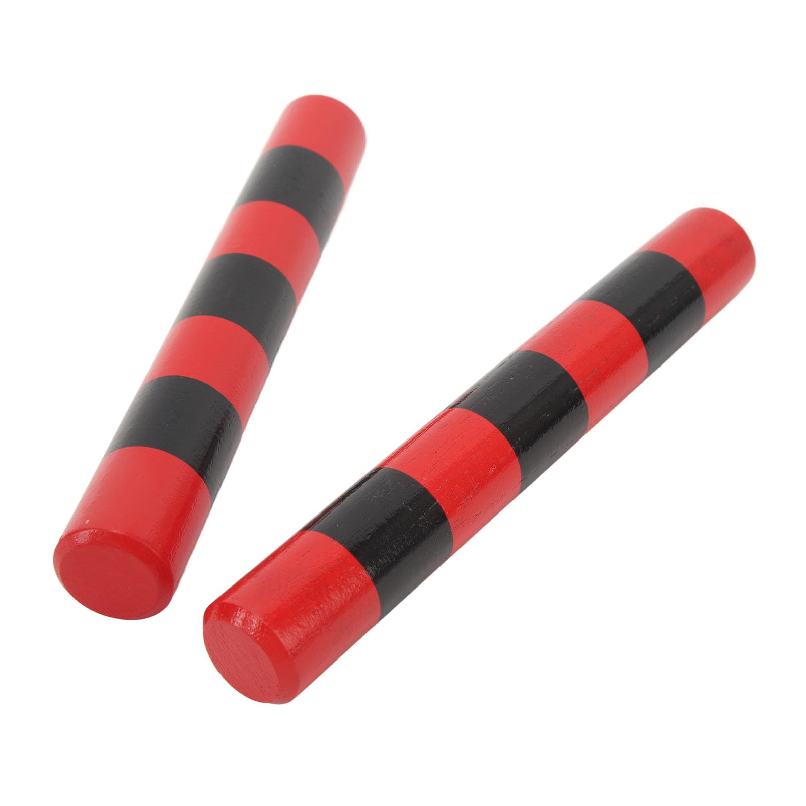 1 Pair Rhythm Sticks Hand Wooden Rhythm Sticks, Sand Stick Shaker Percussion Instrument Sand Stick Shaker Musical Sticks Rhythm Percussion for Musical Activities Games (Red Stripe)