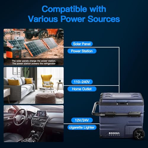 Bodega TWW55-WF-1 Cooler 12 Volt Car Refrigerator, Rv Car Fridge Dual Zone Wifi App Control thumb #1