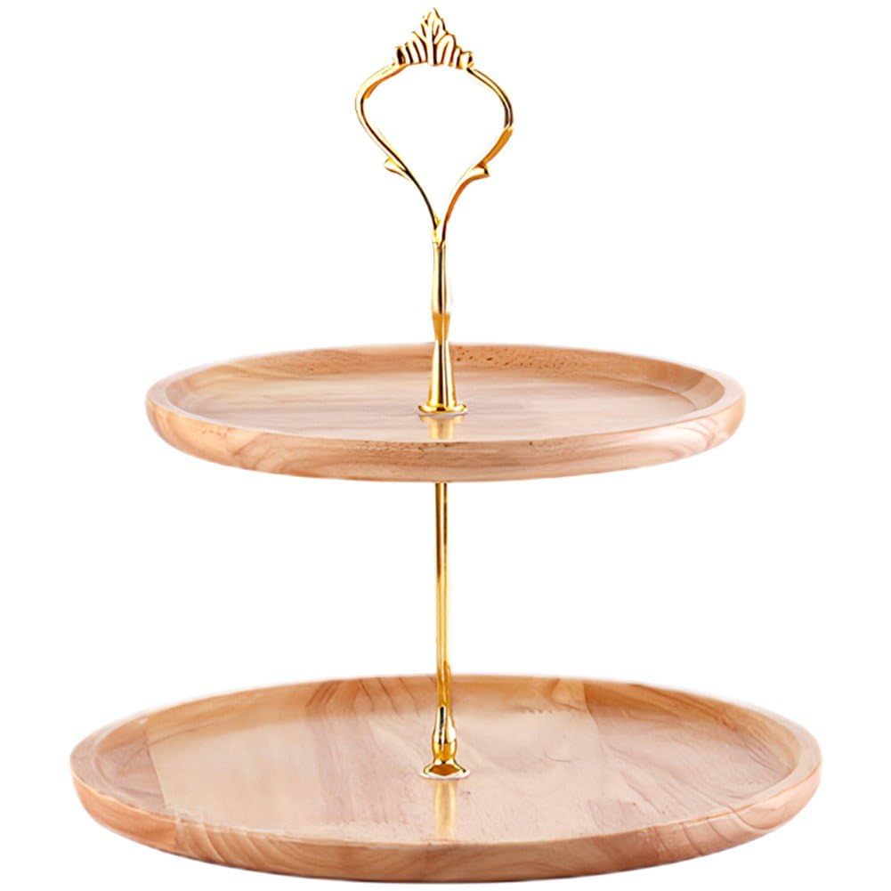 Support à gâteaux en bois pour organiser vos buffets de mariage encombrés
