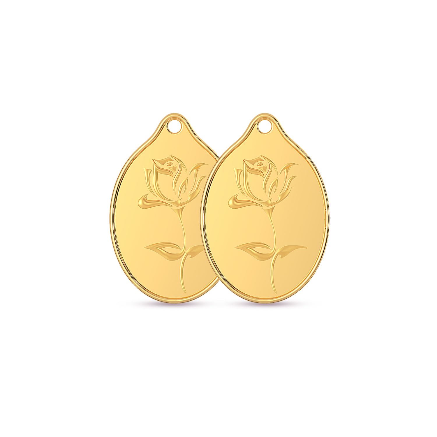 Gold Coin 24K (999) 4 grams | 24 kt Gold Coin/Bar/Bullion for Akshaya Tritiya, Birthday, Wedding & Festive Gift - Combo of 2 (2g X 2U), Rose Impression