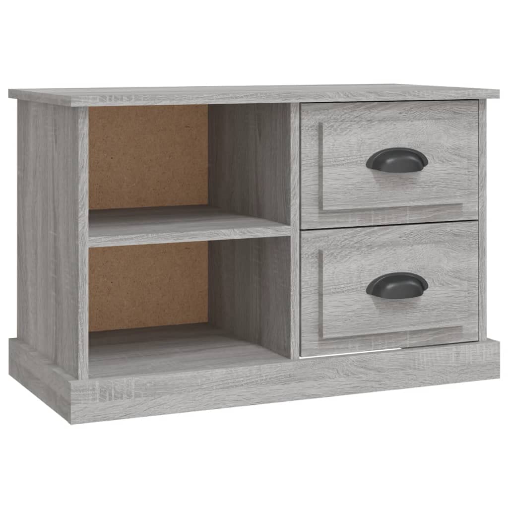 vidaXL TV Cabinet, TV Stand Media Unit Hifi Cabinet Sideboard Cupboard, Living Room Entertainment Centre, Modern Style, Grey Sonoma Engineered Wood