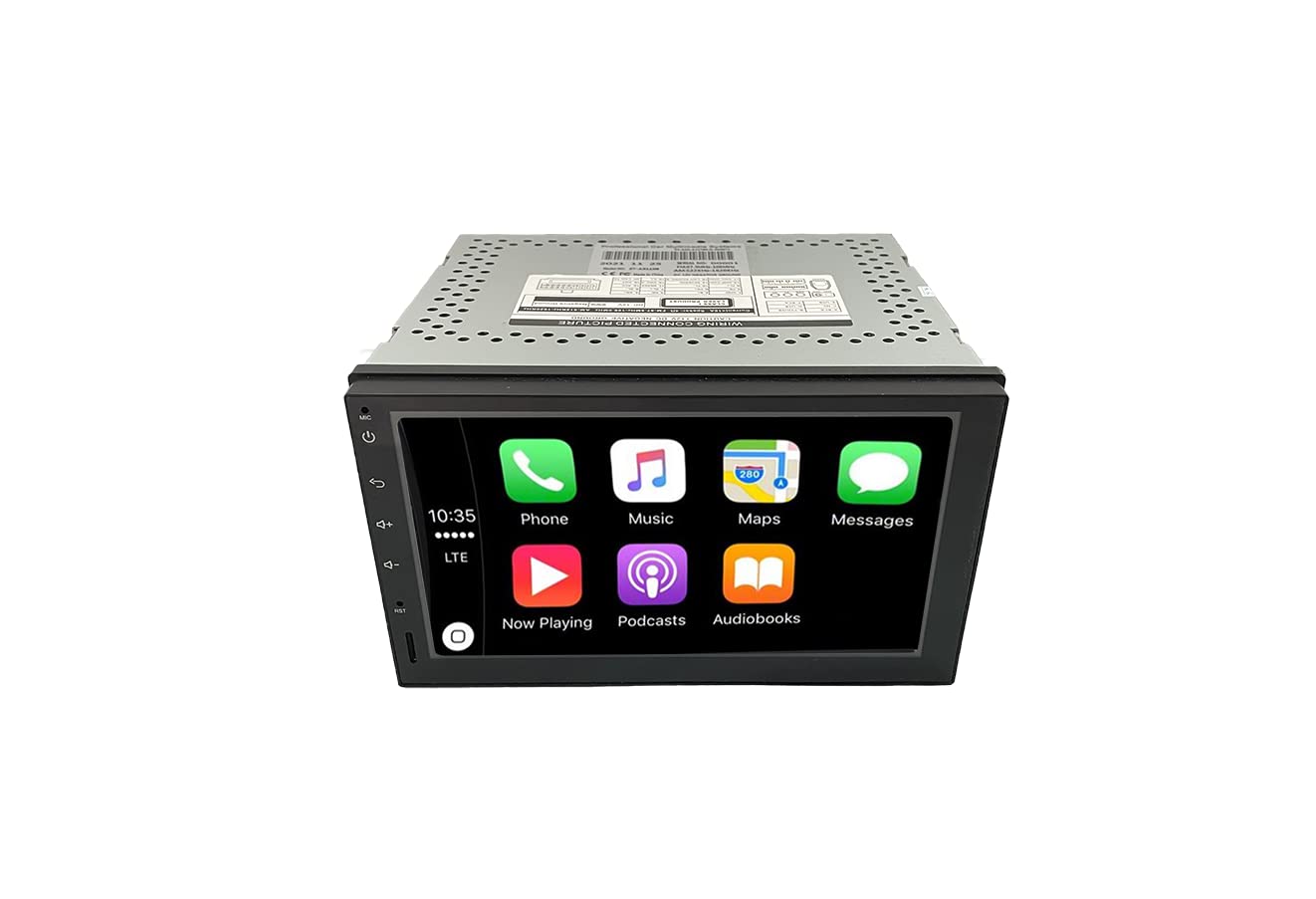 2-DIN Unterputz LKW/Wohnmobil Navigation- Carplay Android Auto - DAB Radio -WiFi - Wohnmobil Stellplätze/APPS - Europa