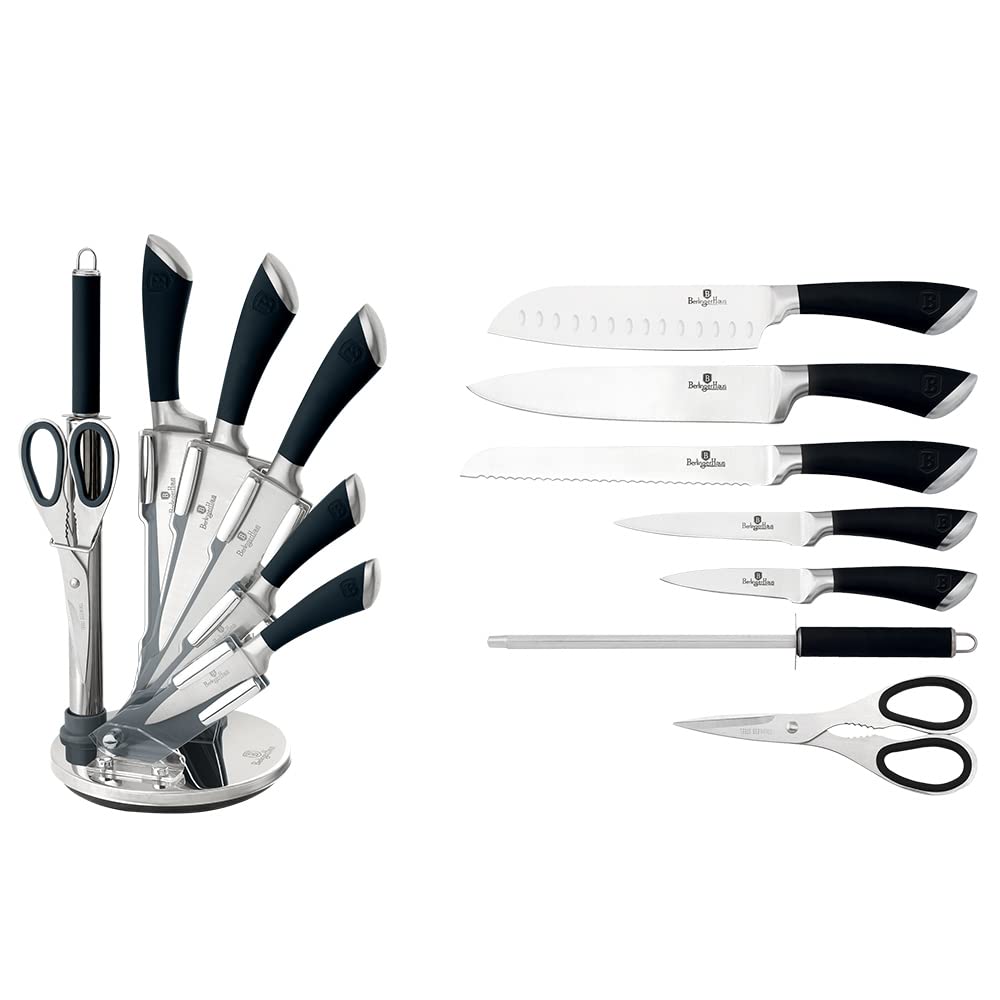 Set 8 Coltelli Da Cucina Con Supporto Infinity Line – Berlinger Haus BH-2042, Design Moderno E Affilatura Duratura - 2