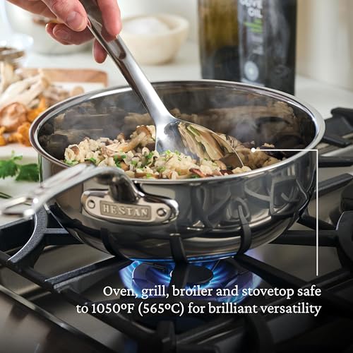 Image of Hestan - NanoBond Collection - Titanium All-In-One Pan, Induction Cooktop Compatible, 3.5 Quart