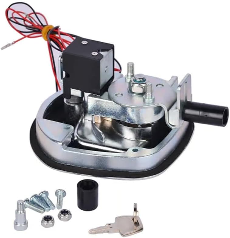 Power Operated Central Locking Handle Whale Tail Lock Lock T-Style Whale Tail Lock T-Lock A7892-411A 1Pcs(Black)