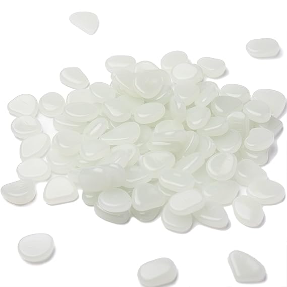 Kaiyuan Dynasty Glow in The Dark Rocks Glow Stones, Glowing Luminous Betta Fish Tank Rocks